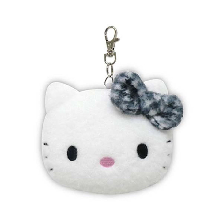 Kcompany Hello Kitty Houndstooth Face Pass Case Black