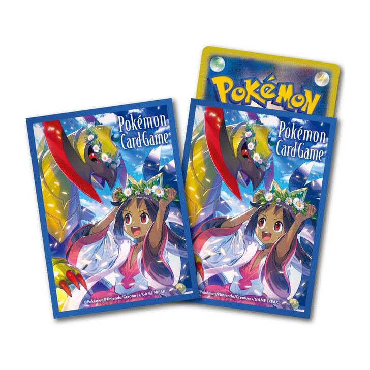 Pokemon Center Original Pokemon Card Game TCG Deck Sleeves Iris & Haxorus 