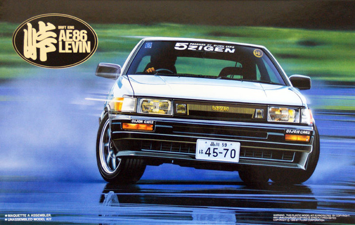 Fujimi TOHGE-01 Toyota AE86 Levin 1/24 scale kit (4968728045917)