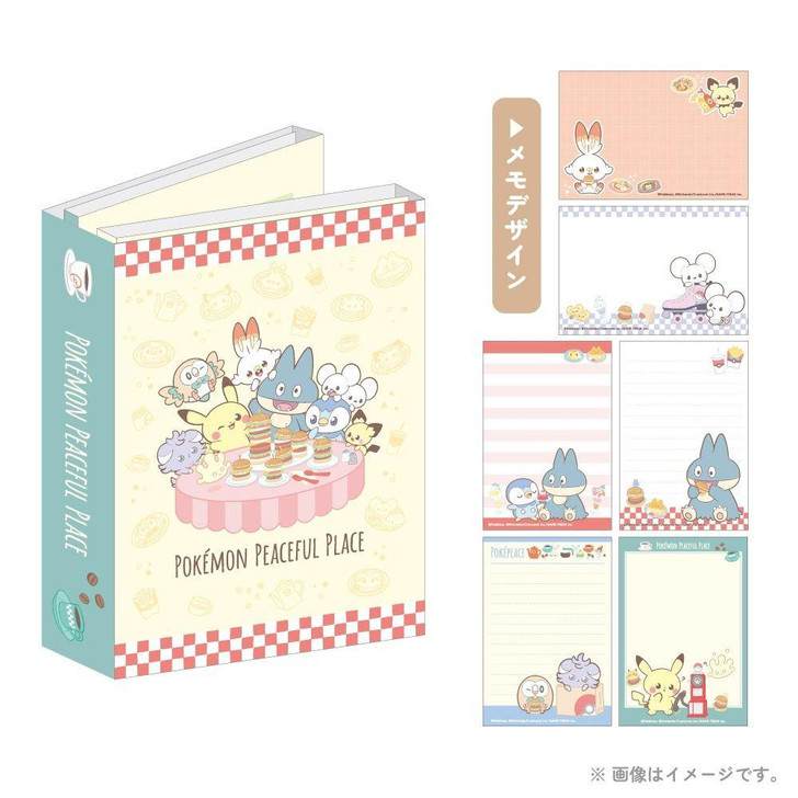  Pokemon Center Original Flip Memo Diner PokePeace 