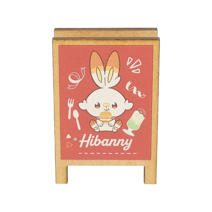 Pokemon Center Original Signboard Style Tulip Scorbunny Diner PokePeace