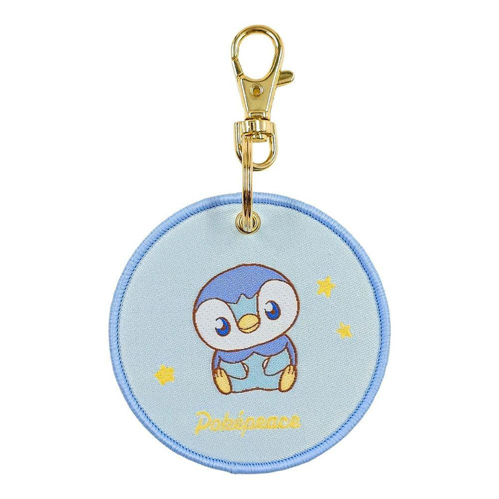  Pokemon Center Original Woven Keychain Piplup PokePeace 