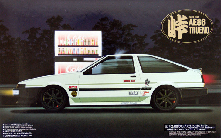 Fujimi TOHGE-03 Toyota AE86 Trueno 1/24 scale kit (4968728045931)