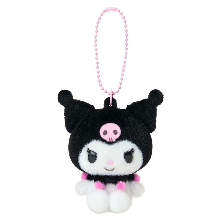  Sanrio Kuromi Flocked Mascot Holder 185132 