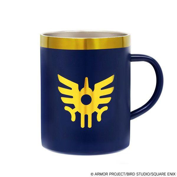  Square Enix Dragon Quest Smile Slime: Stainless Steel Mug - Erdrick's Emblem (Rerelease) 