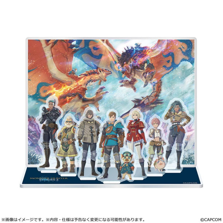  Capcom Monster Hunter Stories 3: Twisted Reflection Diorama Acrylic Stand 
