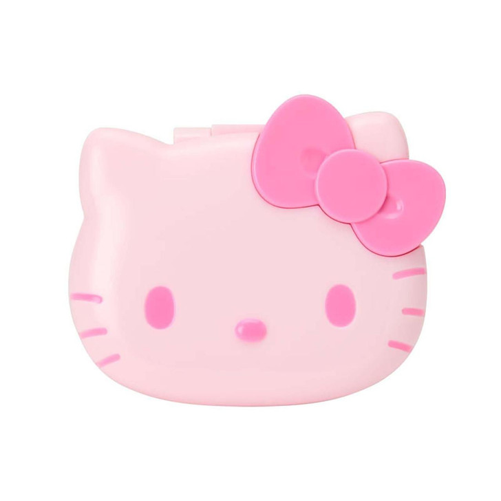  Sanrio Compact Hair Brush With Mirror I Love Hello Kitty Pink 