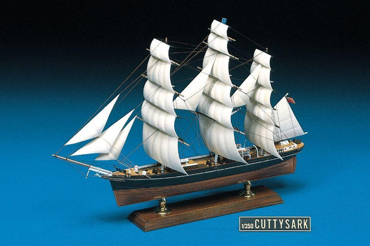  Aoshima 1/350 Cutty Sark Sailing Ship No. 2 Plastic Model 