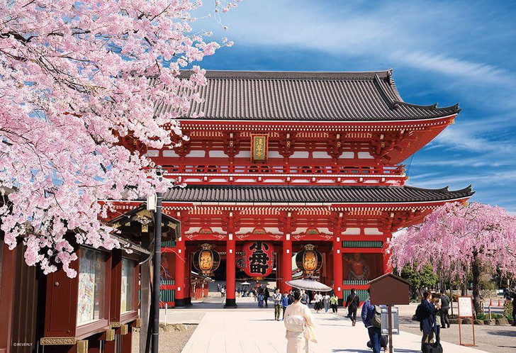 Beverly Jigsaw Puzzle Spring at Sensō-ji (300 Pieces) 
