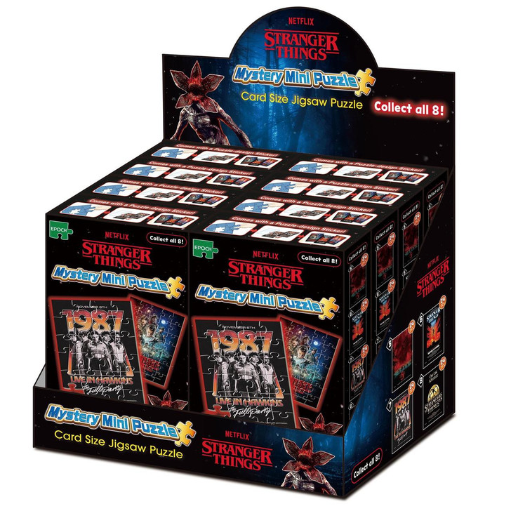 Epoch Jigsaw Puzzle Trading Puzzle Box: Stranger Things — Unknown World (24 Pieces) 