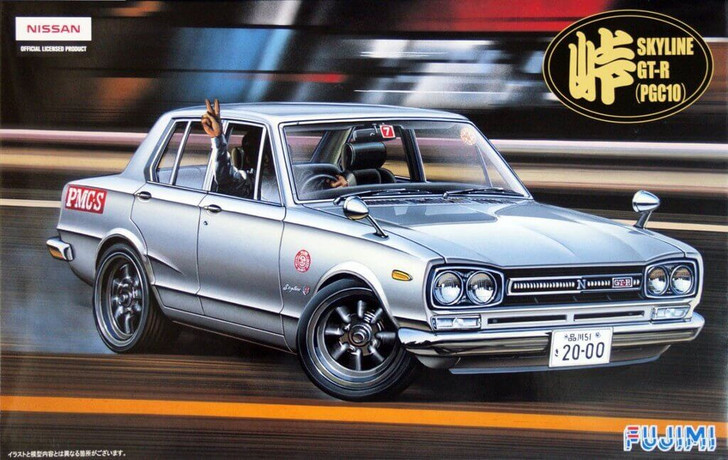 Fujimi TOHGE-08 Nissan HakOne Skyline GT-R (PGC10) Drift King 1/24 Scale Kit (4968728045979)