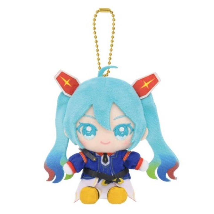  Bandai Chibi Sitting Plush MC Hatsune Miku And Mobile Suit Gundam 