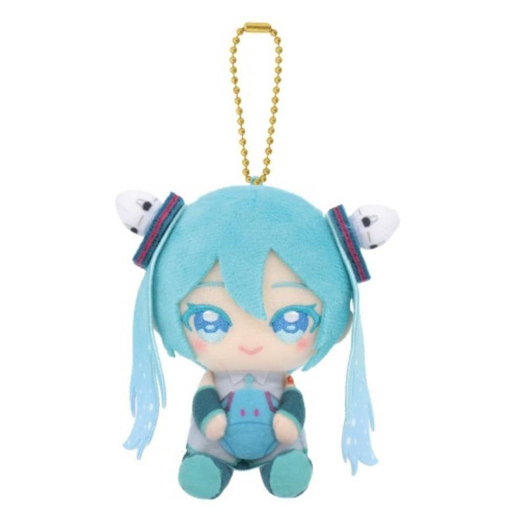  Bandai Chibi Sitting Plushie MC Hatsune Miku Double O Gundam 
