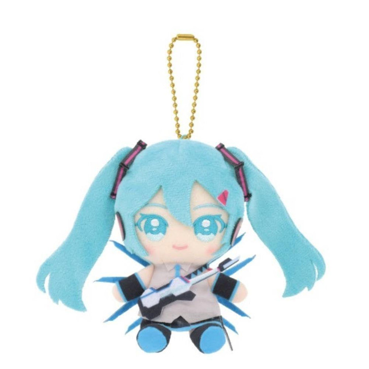  Bandai Chibi Seated Plush MC Hatsune Miku Wing Gundam Zero Endless Waltz 