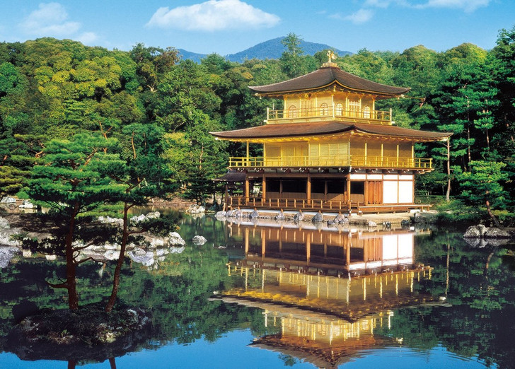 Epoch Jigsaw Puzzle 54-001 Temple of the Golden Pavilion Kinkakuj Kyoto Japan (2000 S-Pieces)