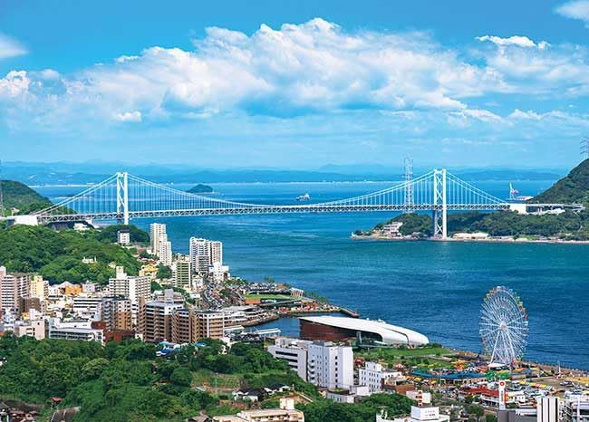 Jigsaw Puzzle Exhilarating Kanmon Strait (500 Pieces)