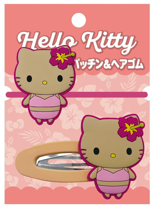 iplanning Sanrio Hello Kitty Snap Clip And Hair Tie Type C Swimsuit
