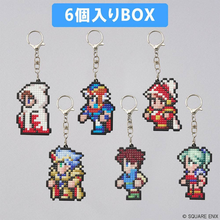 Square Enix Final Fantasy Pixel Remaster Build Charm Collection Vol.1 Box (6pcs)
