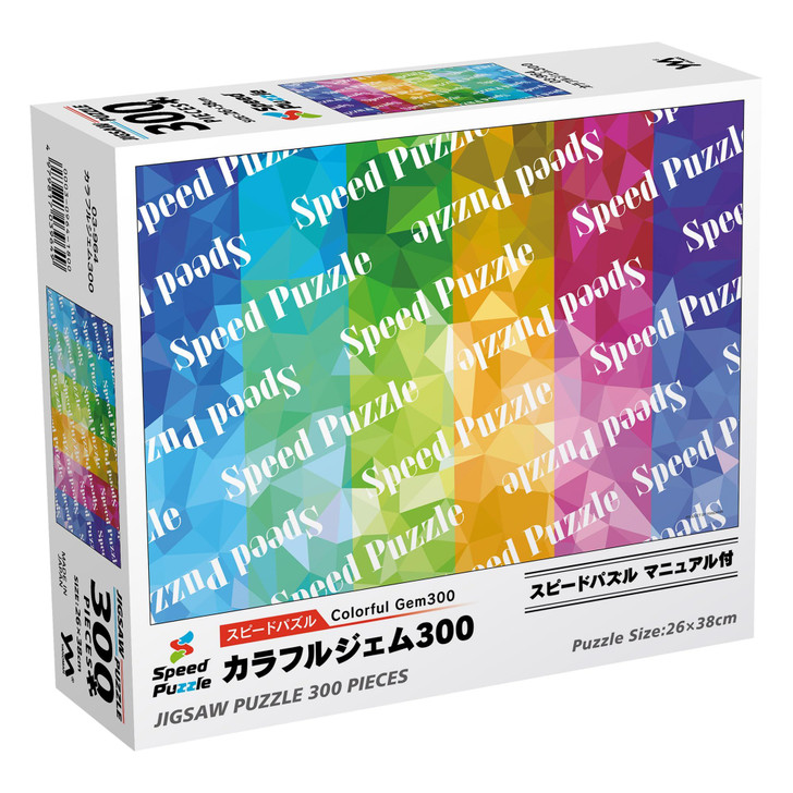 Jigsaw Puzzle Colorful Gem 300 (300 Pieces)