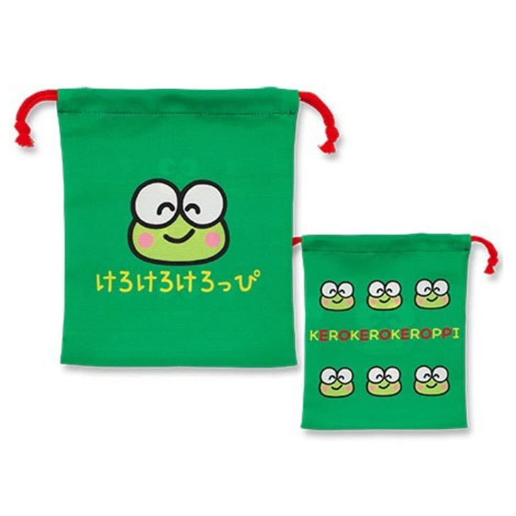 小物 zuotengguonori Oekaki San Sanrio C No Drawstring Gusset Keroppi GR