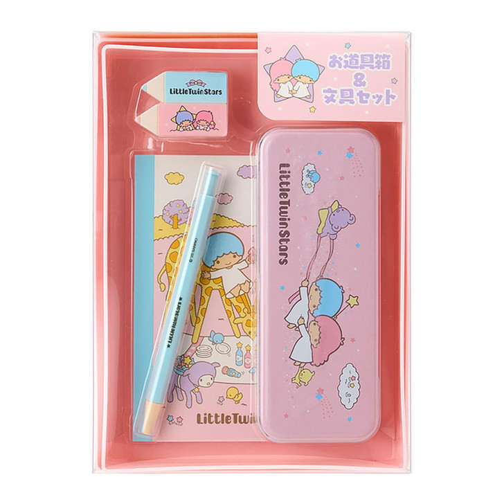 Sanrio Little Twin Stars Toolbox And Stationery Set 333166