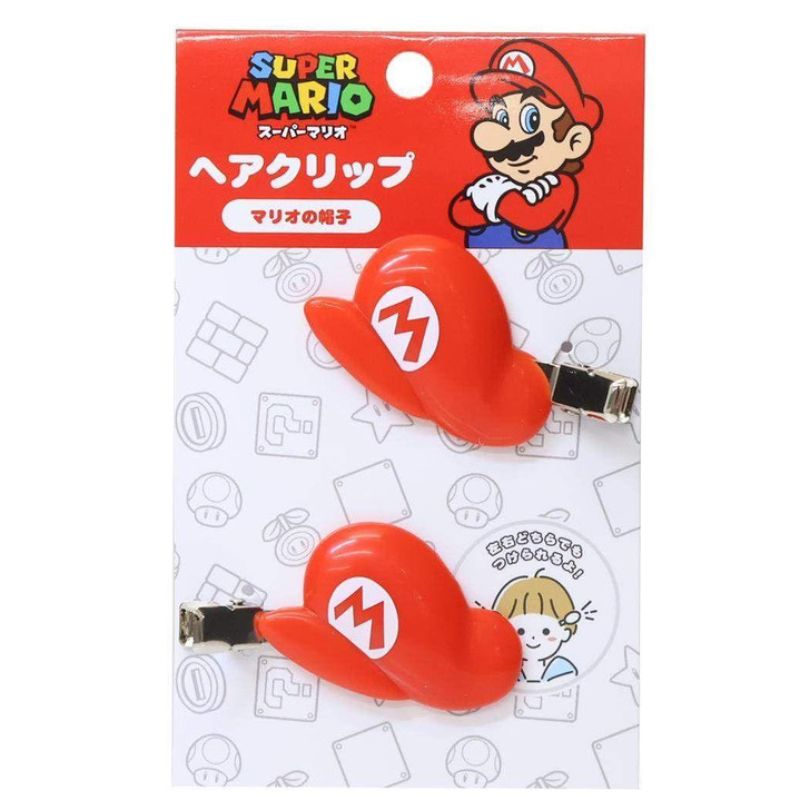  Sun Art Super Mario Hair Clip Second Series Mario's Hat Red 