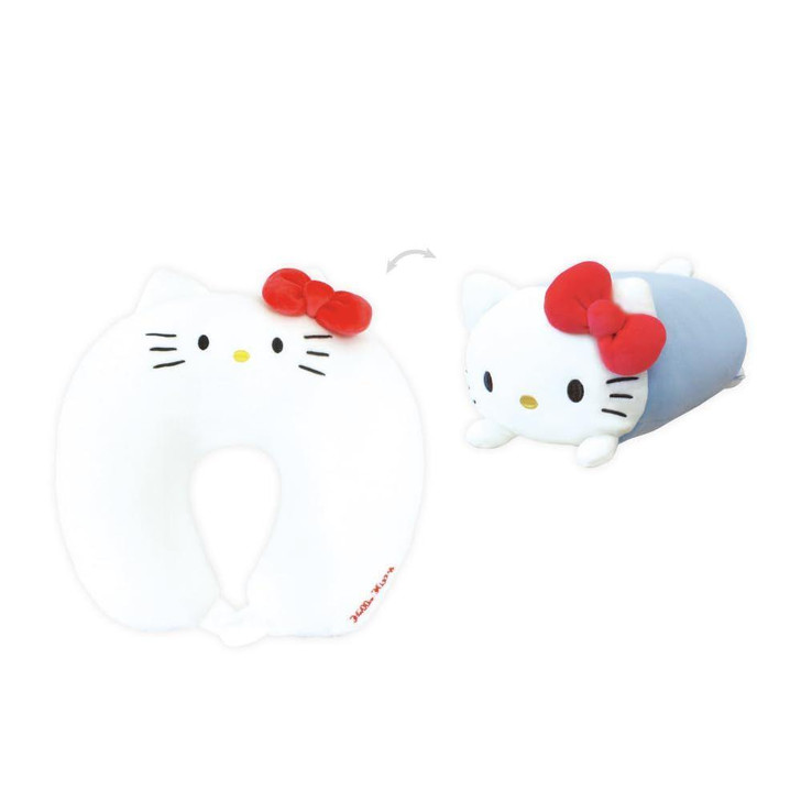  T's Factory Sanrio Outing Two Way Neck Pillow Hello Kitty 