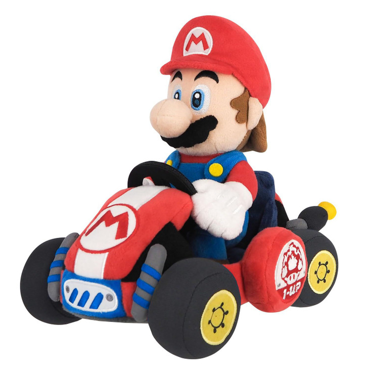 San-ei Mario Kart World Mario Plush Toy