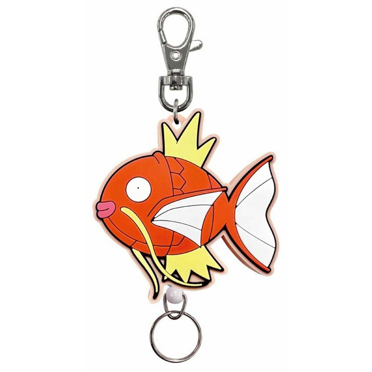  SK Japan Pokemon Rubber Reel Key Holder Magikarp 