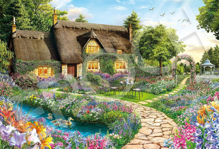 Epoch Jigsaw Puzzle A garden that heralds spring (1053 Pieces) 