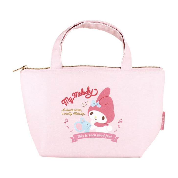 T's Factory Sanrio Insulated Canvas Lunch Bag Badge Logo / My Melody