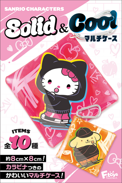F-toys Sanrio Characters Solid & Cool Multi Case Complete BOX (10pcs)