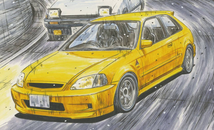 Fujimi 1/24 Initial D Series No.014 Civic Type R Daiki Ninomiya