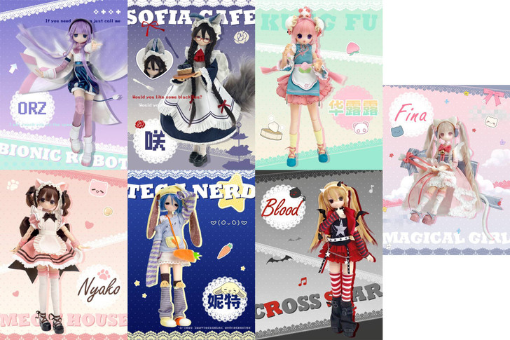 Other OIOI STUDIO: 1/6 Transform: Electrical Street Series BJD Dolls Complete BOX (6pcs)