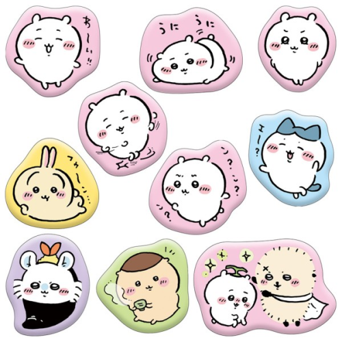 Ensky Chiikawa Marshmallow Style Sticker 1: Chiikawa Focused Set BOX  (12pcs)