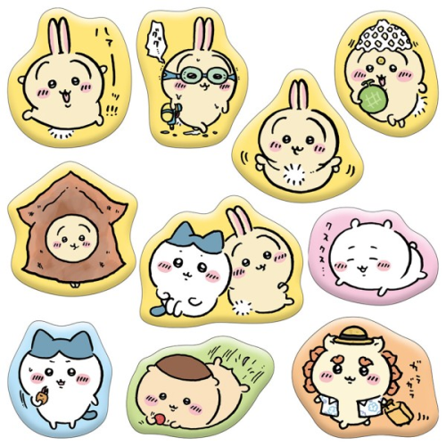 Ensky Chiikawa Marshmallow Style Stickers 3: Usagi Focus Set BOX (12pcs)