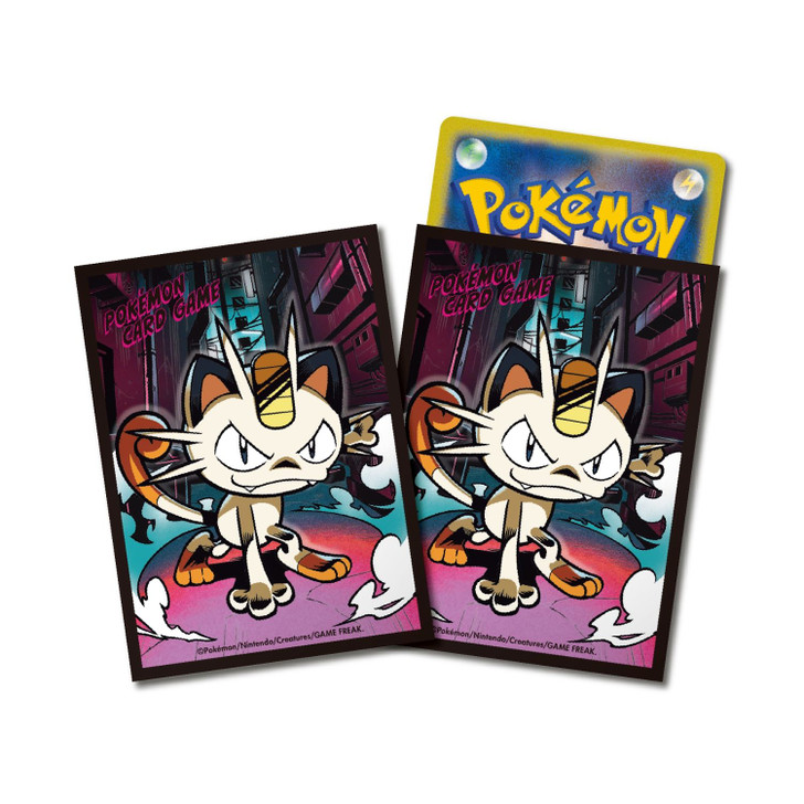 Pokemon Card Game TCG Deck Sleeves Premium Gloss Meowth