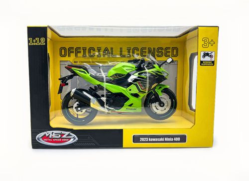 Doyusha 1/12 Kawasaki Ninja 400 2024 Green Diecast Finished Model