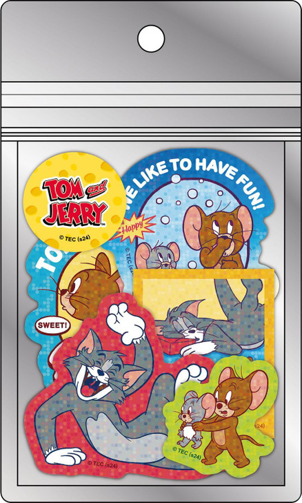 Tom And Jerry Colorful Friends Holographic Sticker Set A