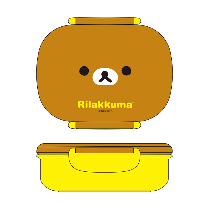 OSK Rilakkuma Face Lunch Box With Inner Tray Included