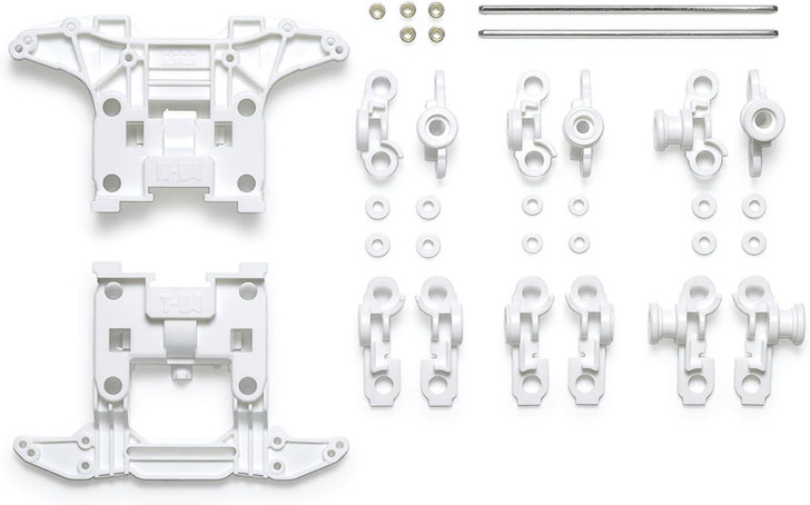 Tamiya Mini 4WD ReinForced N-04/T-04 Units (White)