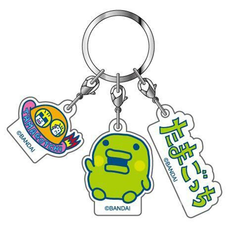 HASEPRO Tamagotchi Three Linked Acrylic Key Holder Kuchipatchi