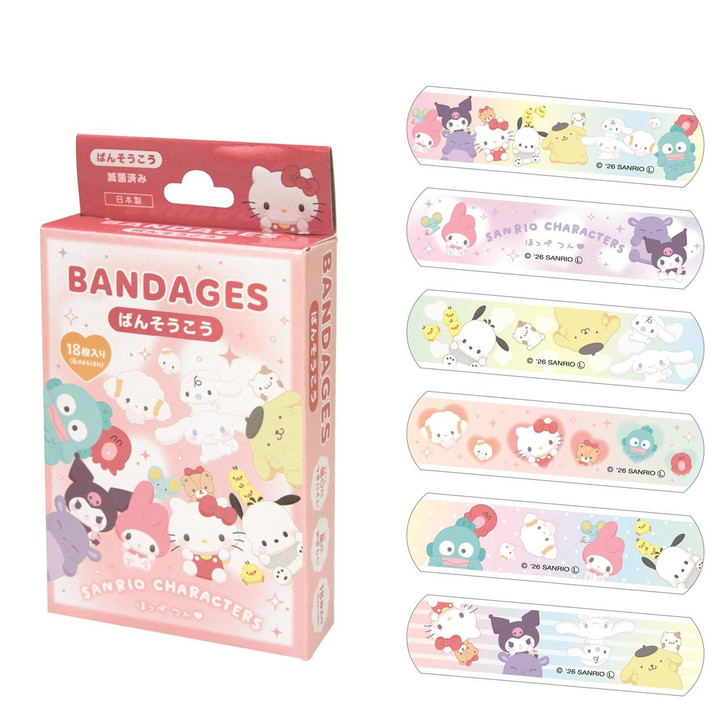 T's Factory Sanrio Adhesive Bandages Sanrio Characters