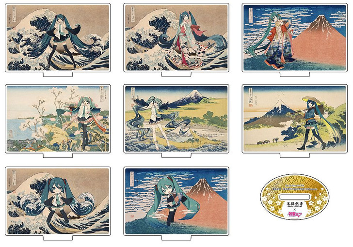 Katsushika Hokusai x Hatsune Miku Acrylic Stand BOX(8pcs)
