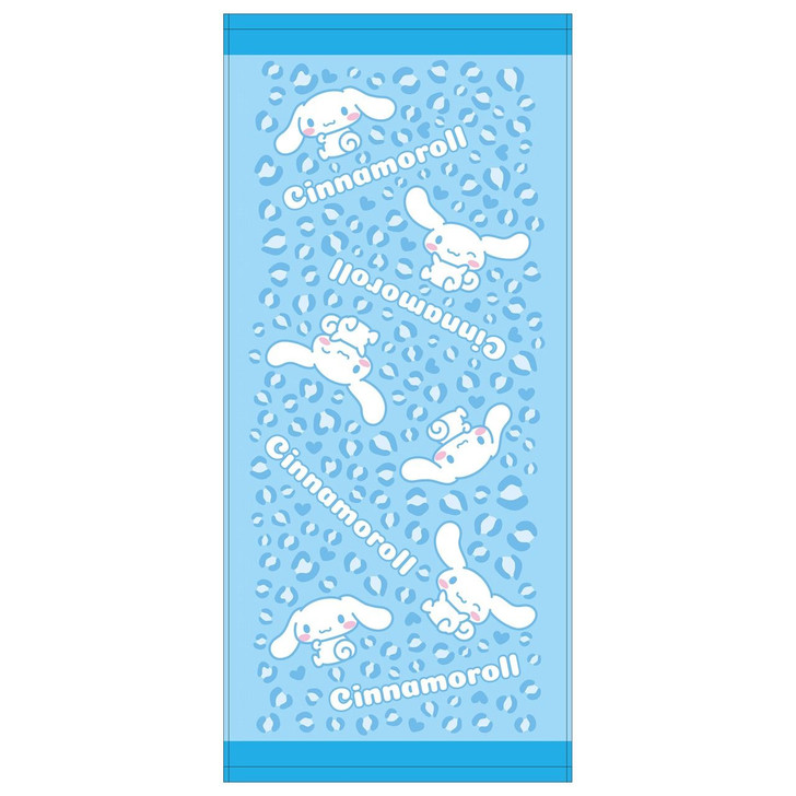 T's Factory Sanrio Leopard Print Face Towel Cinnamoroll