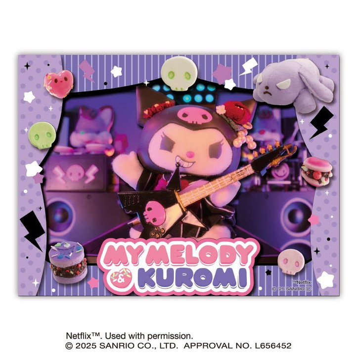 Ensky Netflix Series Kuromi PAPER SHADOW ART mini / My Melody SA-M67