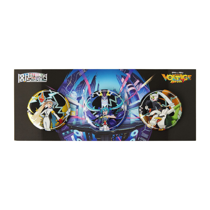 Pokemon Center Original Can Badge Set PokeMiku 18 Harmony Stage M!XTUN3