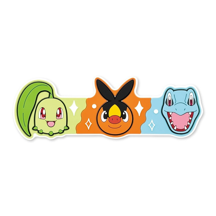 Pokemon Center Original Kodoku Tulip L Chikorita & Totodile & Tepig