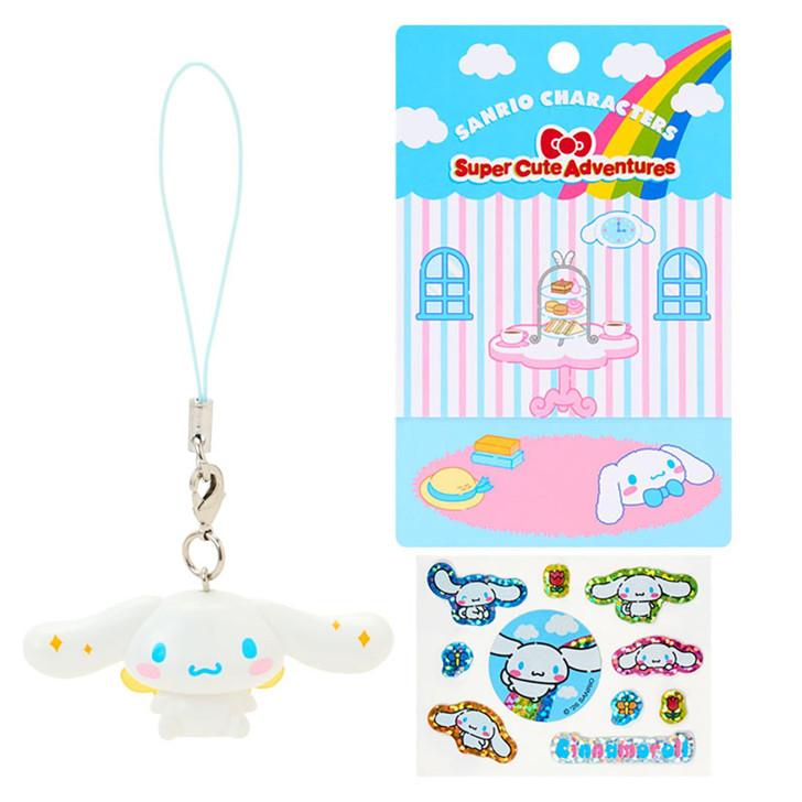 Sanrio Cinnamoroll Strap And Sticker Set (Super Cute Adventures Longed For My Smartphone) 385301