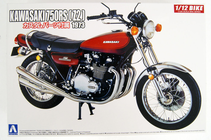 Aoshima Naked Bike 32 52983 Kawasaki 750RS(Z2) w/ Cutom Parts 1/12 scale kit